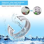 Nylon Loop Watchband, For Apple Watch Series 8&7 41mm / SE 2&6&SE&5&4 40mm / 3&2&1 38mm, For Apple Watch Ultra 49mm / Series 8&7 45mm / SE 2&6&SE&5&4 44mm / 3&2&1 42mm, For Apple Watch Series 7 41mm / 6 & SE & 5 & 4 40mm / 3 & 2 & 1 38mm               ...