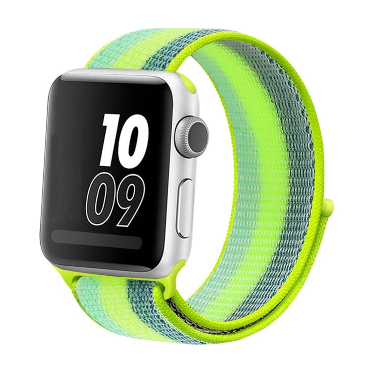 Nylon Loop Watchband, For Apple Watch Series 8&7 41mm / SE 2&6&SE&5&4 40mm / 3&2&1 38mm, For Apple Watch Ultra 49mm / Series 8&7 45mm / SE 2&6&SE&5&4 44mm / 3&2&1 42mm, For Apple Watch Series 7 41mm / 6 & SE & 5 & 4 40mm / 3 & 2 & 1 38mm               ...