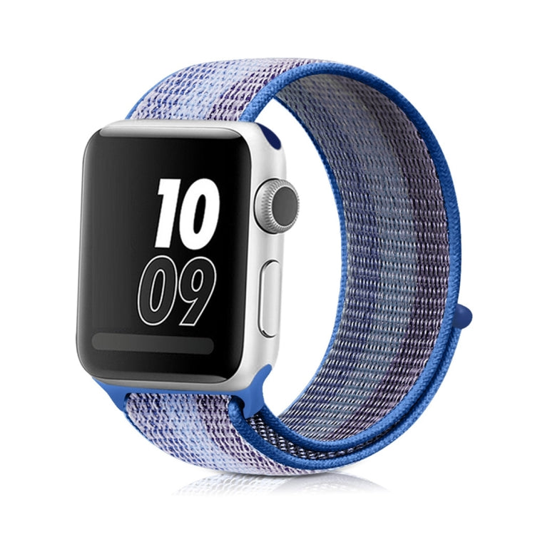 Nylon Loop Watchband, For Apple Watch Series 8&7 41mm / SE 2&6&SE&5&4 40mm / 3&2&1 38mm, For Apple Watch Ultra 49mm / Series 8&7 45mm / SE 2&6&SE&5&4 44mm / 3&2&1 42mm, For Apple Watch Series 7 41mm / 6 & SE & 5 & 4 40mm / 3 & 2 & 1 38mm               ...