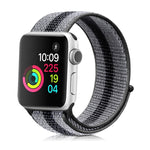 Nylon Loop Watchband, For Apple Watch Series 8&7 41mm / SE 2&6&SE&5&4 40mm / 3&2&1 38mm, For Apple Watch Ultra 49mm / Series 8&7 45mm / SE 2&6&SE&5&4 44mm / 3&2&1 42mm, For Apple Watch Series 7 41mm / 6 & SE & 5 & 4 40mm / 3 & 2 & 1 38mm               ...