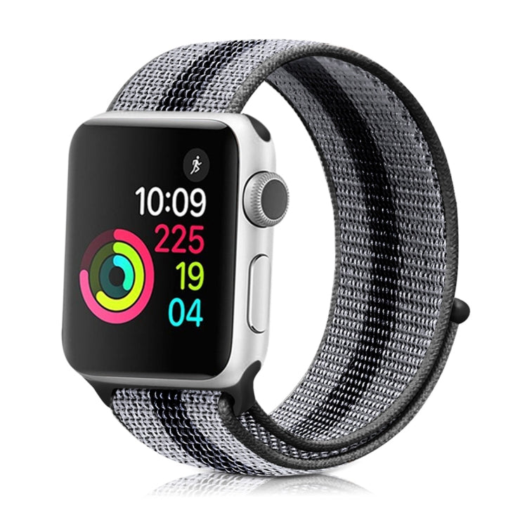 Nylon Loop Watchband, For Apple Watch Series 8&7 41mm / SE 2&6&SE&5&4 40mm / 3&2&1 38mm, For Apple Watch Ultra 49mm / Series 8&7 45mm / SE 2&6&SE&5&4 44mm / 3&2&1 42mm, For Apple Watch Series 7 41mm / 6 & SE & 5 & 4 40mm / 3 & 2 & 1 38mm               ...