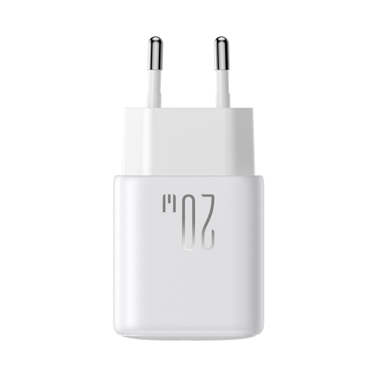 طقم شاحن JOYROOM JR-TCF20 بمنفذ USB-C / Type-C بقوة 20 واط PD مع كابل Type-C إلى 8 بن، قابس الاتحاد الأوروبي + كابل Type-C إلى 8 بن
