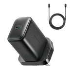 مجموعة شاحن سريع JOYROOM JR-TCF23 بقوة 25 واط USB-C / Type-C مع كابل Type-C إلى Type-C، قابس الاتحاد الأوروبي، قابس المملكة المتحدة