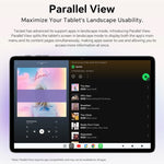 Teclast P30T Tablet PC with Leather Case & Keyboard 10.1 inch WiFi6,  Android 15 Unisoc T606 Octa-core, P30T