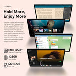 Teclast P30T Tablet PC with Leather Case & Keyboard 10.1 inch WiFi6,  Android 15 Unisoc T606 Octa-core, P30T