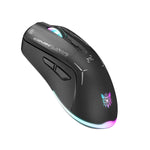 ONIKUMA CW917 RGB 4800DPI Dual Mode Wired + 2.4GHz Wireless Mouse, CW917 (Black), CW917 (White)