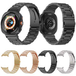 Three Beads Steel Watch Band, For Samsung Galaxy Watch Ultra 47mm / Ultra 2025