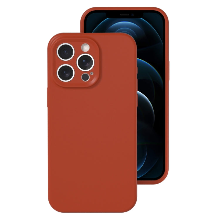 Precise Hole Liquid Silicone Jelly Color Full Coverage Phone Case, For iPhone 12 Pro Max