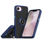 Q Shadow 1 Series TPU + PC Phone Case with Ring, For iPhone 17e / 16e, For iPhone 17 Pro Max, For iPhone 17 Pro, For iPhone 17, For iPhone Air, For iPhone 16 Pro Max