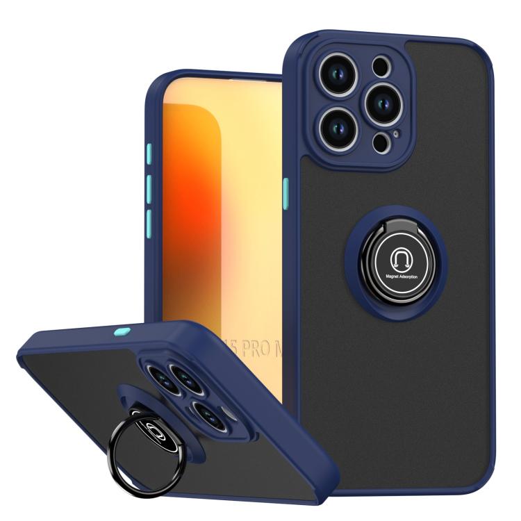 Q Shadow 1 Series TPU + PC Phone Case with Ring, For iPhone 16 Pro, For iPhone 16 Plus, For iPhone 15 Pro Max, For iPhone 15 Pro, For iPhone 15 Plus, For iPhone 15