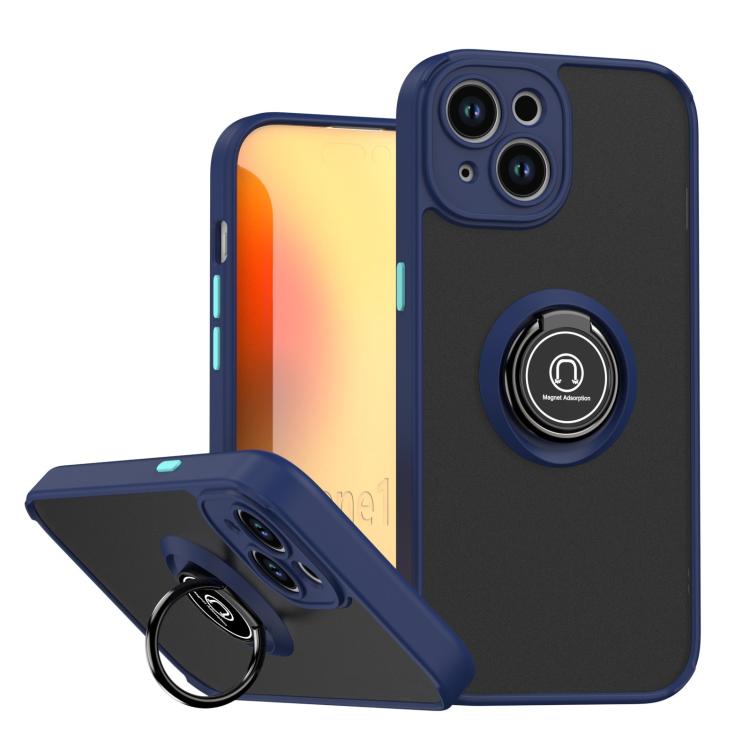 Q Shadow 1 Series TPU + PC Phone Case with Ring, For iPhone 16 Pro, For iPhone 16 Plus, For iPhone 15 Pro Max, For iPhone 15 Pro, For iPhone 15 Plus, For iPhone 15