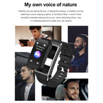 B7 Pro 1.5 inch 2 in 1 Bluetooth Earphone Silicone Strap Smart Watch, Support Heart Rate / Sleep Monitoring