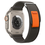 Dual-Section Loop Nylon Watch Band, For Apple Watch Ultra 2 49mm, For Apple Watch Series 9 45mm