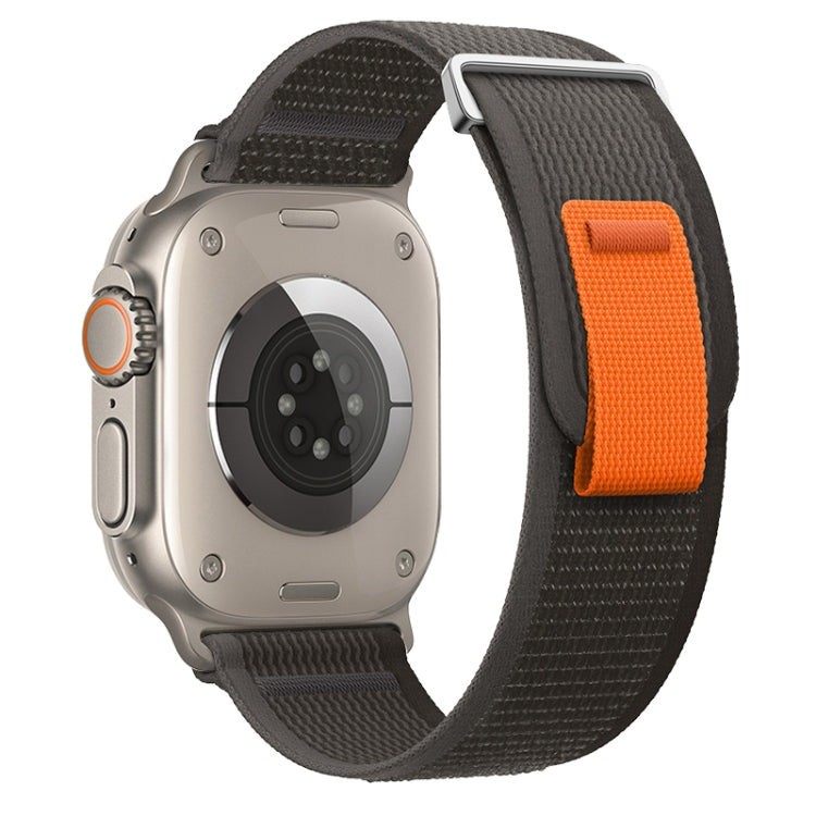 Dual-Section Loop Nylon Watch Band, For Apple Watch Ultra 2 49mm, For Apple Watch Series 9 45mm