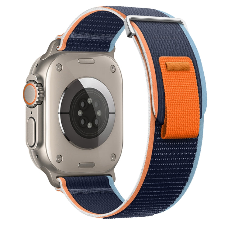 Dual-Section Loop Nylon Watch Band, For Apple Watch Ultra 2 49mm, For Apple Watch Series 9 45mm