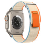 Dual-Section Loop Nylon Watch Band, For Apple Watch Ultra 2 49mm, For Apple Watch Series 9 45mm