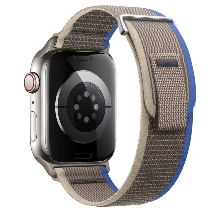 Dual-Section Loop Nylon Watch Band, For Apple Watch Series 9 41mm, For Apple Watch Ultra 49mm