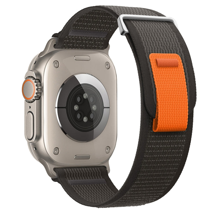 Dual-Section Loop Nylon Watch Band, For Apple Watch Series 9 41mm, For Apple Watch Ultra 49mm