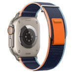 Dual-Section Loop Nylon Watch Band, For Apple Watch Series 9 41mm, For Apple Watch Ultra 49mm