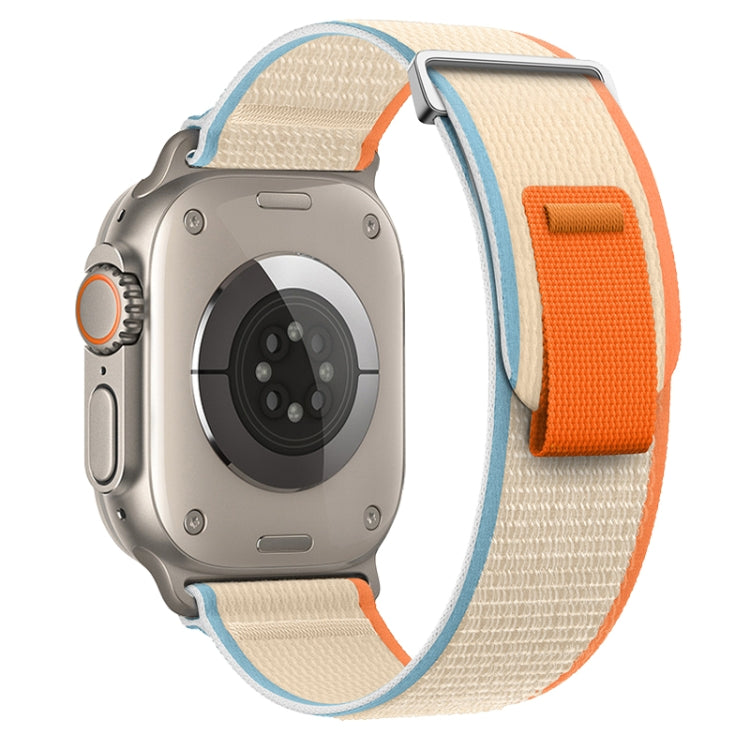 Dual-Section Loop Nylon Watch Band, For Apple Watch Series 9 41mm, For Apple Watch Ultra 49mm