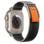 Dual-Section Loop Nylon Watch Band, For Apple Watch Series 9 41mm, For Apple Watch Ultra 49mm