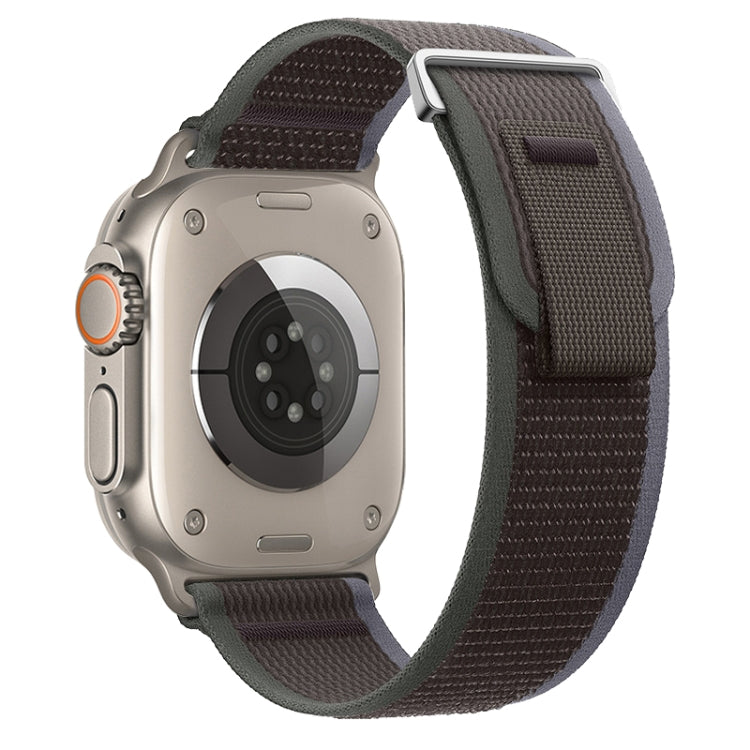 Dual-Section Loop Nylon Watch Band, For Apple Watch Series 9 41mm, For Apple Watch Ultra 49mm