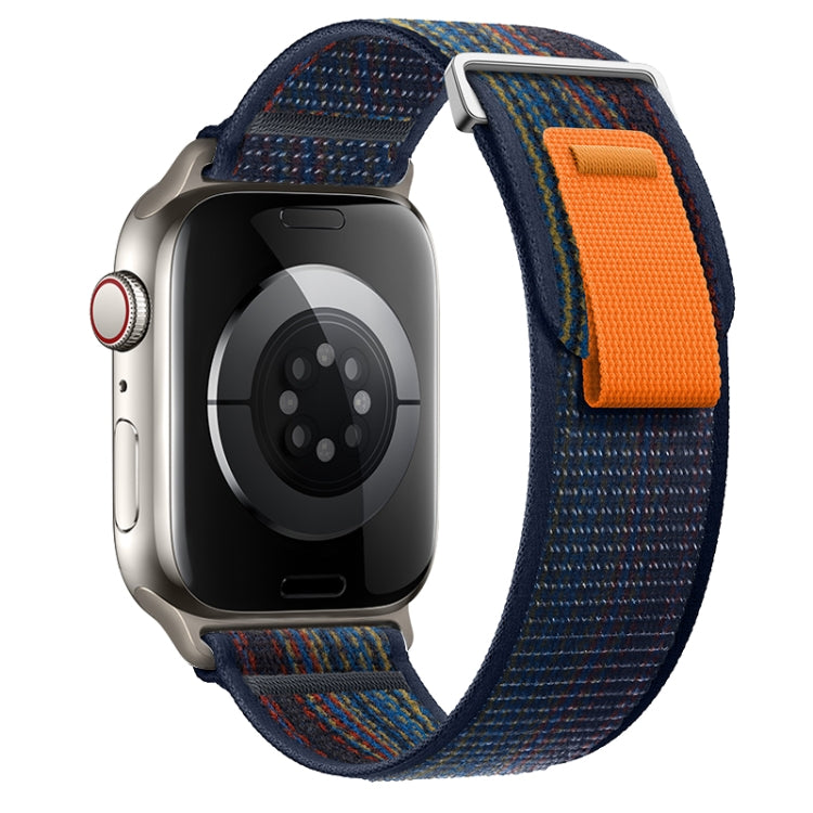 Dual-Section Loop Nylon Watch Band, For Apple Watch Series 7 41mm, For Apple Watch Series 7 45mm