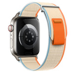 Dual-Section Loop Nylon Watch Band, For Apple Watch SE 40mm, For Apple Watch SE 44mm