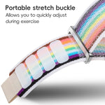 Dual-Section Loop Nylon Watch Band, For Apple Watch Series 9 41mm, For Apple Watch Ultra 49mm