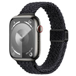 Slim Magnetic Buckle Nylon Braided Watch Band, For Apple Watch Ultra 2 49mm, For Apple Watch Series 9 45mm