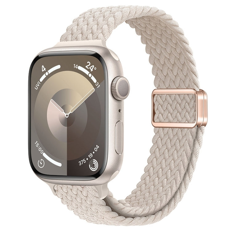 Slim Magnetic Buckle Nylon Braided Watch Band, For Apple Watch Ultra 2 49mm, For Apple Watch Series 9 45mm