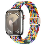 Slim Magnetic Buckle Nylon Braided Watch Band, For Apple Watch Series 9 41mm, For Apple Watch Ultra 49mm
