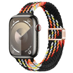 Slim Magnetic Buckle Nylon Braided Watch Band, For Apple Watch Series 9 41mm, For Apple Watch Ultra 49mm