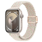 Slim Magnetic Buckle Nylon Braided Watch Band, For Apple Watch Series 9 41mm, For Apple Watch Ultra 49mm