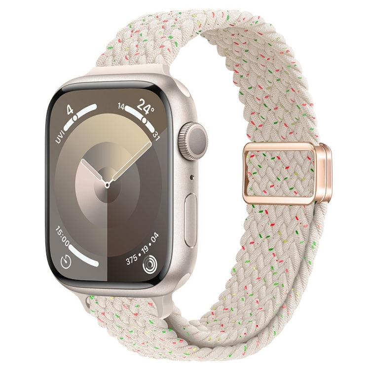 Slim Magnetic Buckle Nylon Braided Watch Band, For Apple Watch Series 9 41mm, For Apple Watch Ultra 49mm