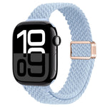 Slim Magnetic Buckle Nylon Braided Watch Band, For Apple Watch Series 10 46mm, For Apple Watch Series 10 42mm