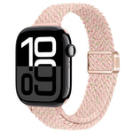 Slim Magnetic Buckle Nylon Braided Watch Band, For Apple Watch Series 10 46mm, For Apple Watch Series 10 42mm