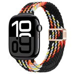 Slim Magnetic Buckle Nylon Braided Watch Band, For Apple Watch Series 10 46mm, For Apple Watch Series 10 42mm