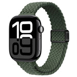 Slim Magnetic Buckle Nylon Braided Watch Band, For Apple Watch Series 10 46mm, For Apple Watch Series 10 42mm