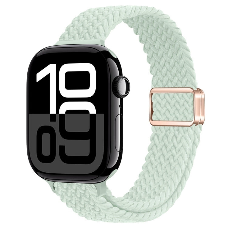 Slim Magnetic Buckle Nylon Braided Watch Band, For Apple Watch Series 10 46mm, For Apple Watch Series 10 42mm