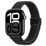 Slim Magnetic Buckle Nylon Braided Watch Band, For Apple Watch Series 10 46mm, For Apple Watch Series 10 42mm