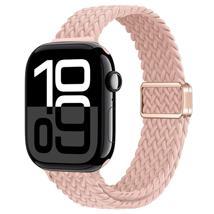 Slim Magnetic Buckle Nylon Braided Watch Band, For Apple Watch Series 10 46mm, For Apple Watch Series 10 42mm