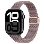 Slim Magnetic Buckle Nylon Braided Watch Band, For Apple Watch Series 10 46mm, For Apple Watch Series 10 42mm