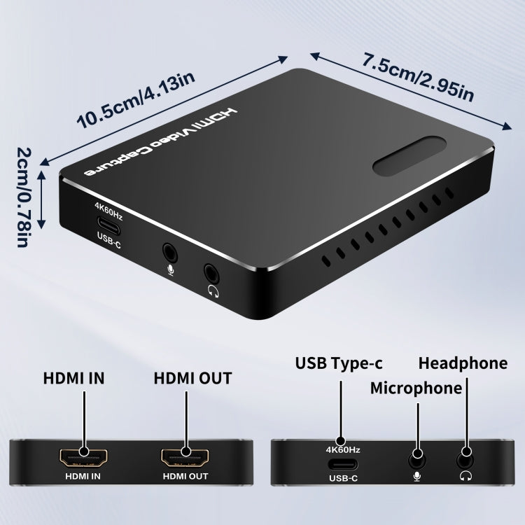 NK-A20 USB3.2 4K HDMI HD Video Capture Card, NK-A20
