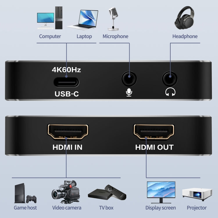 NK-A20 USB3.2 4K HDMI HD Video Capture Card, NK-A20