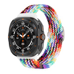 Slide Buckle Nylon Braided Watch Band, For Samsung Galaxy Watch Ultra 47mm / Ultra 2025