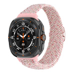 Slide Buckle Nylon Braided Watch Band, For Samsung Galaxy Watch Ultra 47mm / Ultra 2025
