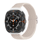 Slide Buckle Nylon Braided Watch Band, For Samsung Galaxy Watch Ultra 47mm / Ultra 2025