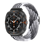 Slide Buckle Nylon Braided Watch Band, For Samsung Galaxy Watch Ultra 47mm / Ultra 2025
