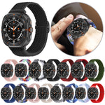 Slide Buckle Nylon Braided Watch Band, For Samsung Galaxy Watch Ultra 47mm / Ultra 2025